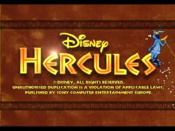 Disney Juego de Accion Disney Presenta Hercules (ES) screen shot title